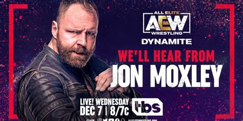 Jon Moxley Segment Announced For Wednesdays Aew Dynamite