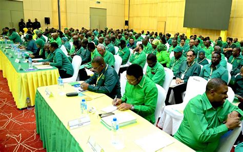 Mwenyekiti Ccm Rais Dkt Samia Aongoza Kikao Cha Halmashauri Kuu Ccm