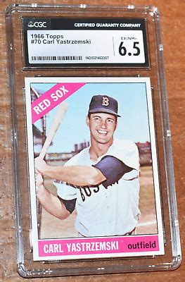 Topps Carl Yastrzemski Boston Red Sox Classic Card Cgc