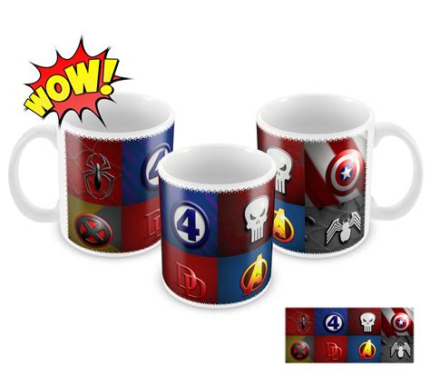 Caneca Personalizada Marvel Elo Produtos Especiais