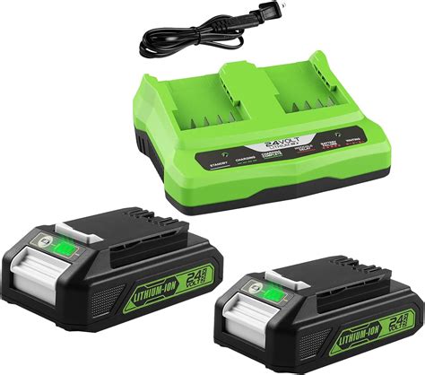 2Pack 24V Battery For Greenworks 24V Lithium Battery 3 5Ah 29842 29852