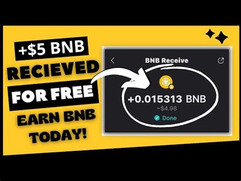 Earn Free Bnb With No Investment Bnbpick Bnb Coin Payment Proof