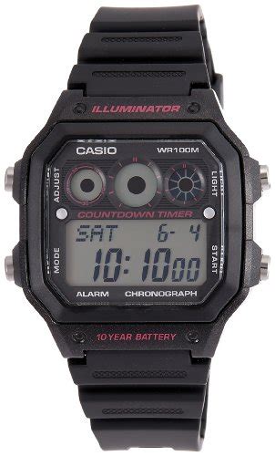 Buy Casio Youth Digital Digital Multi Color Dial Mens Watch AE 1300WH