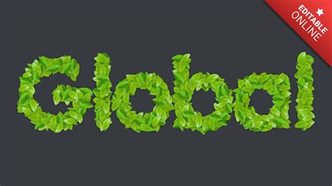 Global | Text Effect Generator