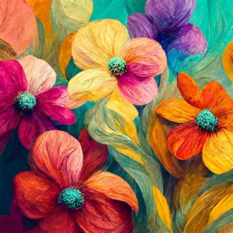 Premium Photo | Watercolor Flower Painting