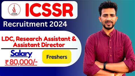 ICSSR Recruitment 2024 ICSSR Recruitment 2024 Notification ICSSR