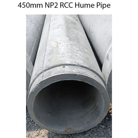 450mm NP2 RCC Hume Pipe For Construction At Rs 1850 Piece In Dombivli