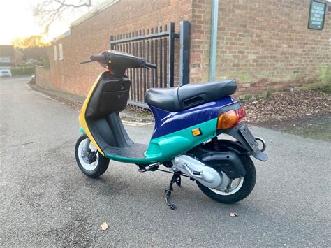 Piaggio Zip Rst 50 1998 Ulez Compliant Vw Harlequin Scooter Moped