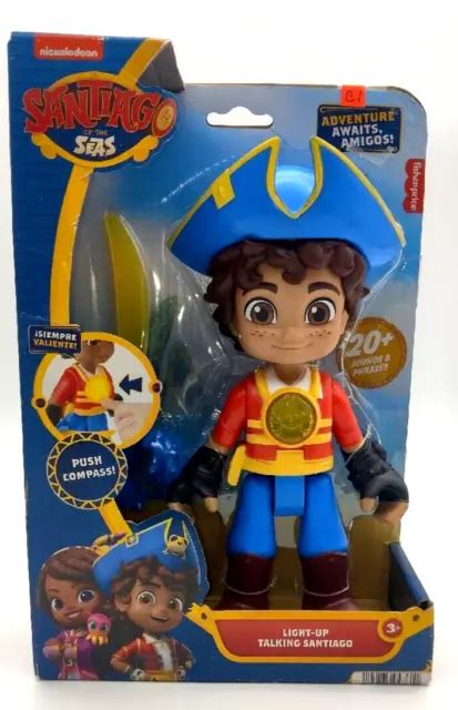 Nickelodeon Santiago Of The Seas Light Up Talking Figure Poseable