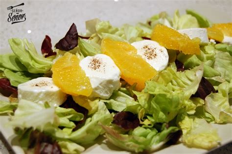 Ensalada De Naranja Y Queso De Cabra Receta De Sergio