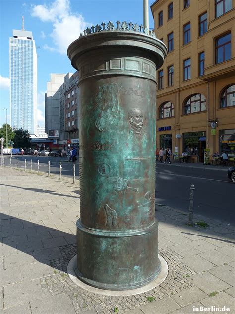 Eine Berliner Erfindung Litfaßsäule Blog inBerlin