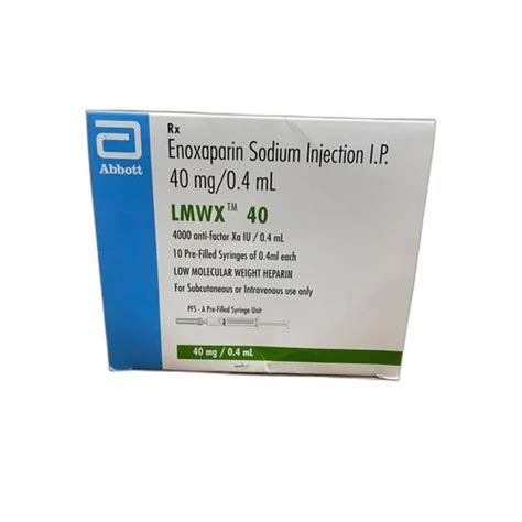 Liquid Ml Enoxaparin Sodium Injection Ip At Best Price In Ahmedabad