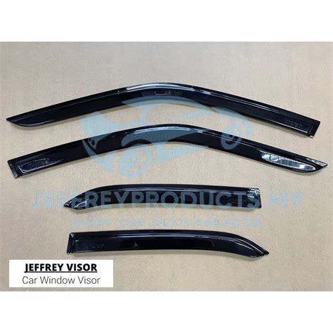 Proton Wira Sedan Aeroback OEM Type Door Visor 2 Inch With PROTON Logo