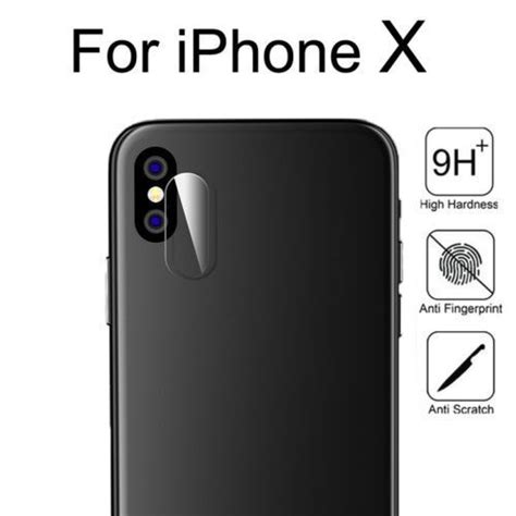 9h Tempered Glass Rear Camera Lens Protector Film For Iphone X Xs Ebay