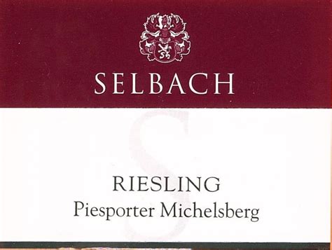 Selbach Piesporter Michelsberg Riesling Wine