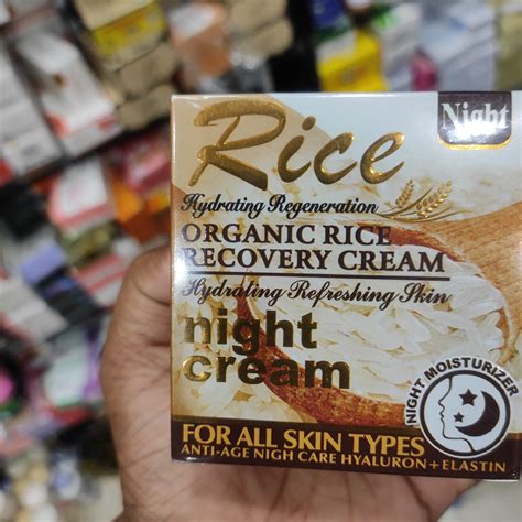 Fruit of The Wokali Rice Organic Rice Recovery Night Cream 50gm Dubai