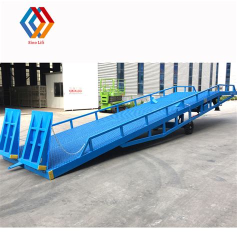 T T Truck Hydraulic Warehouse Mobile Container Dock Loading Ramp