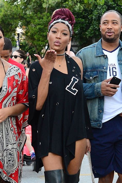 Keke Palmer Walks Around Miami In Her Bikini Top BootymotionTV