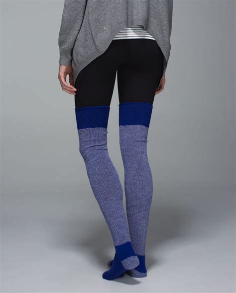 Lululemon Savasana Sock 2x2 Solid Pigment Blue Lulu Fanatics