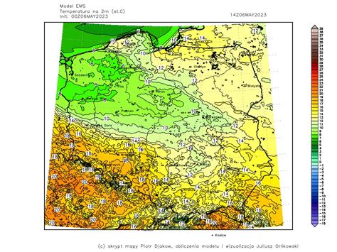 Meteoprognoza Pl On Twitter Jaka Pogoda Temperatura