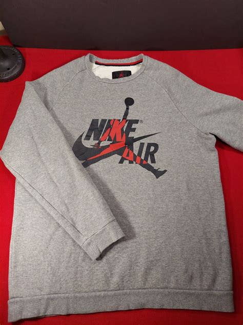 Nike Air Jordan Jumpman Men's Large Sweatshirt Crew N… - Gem