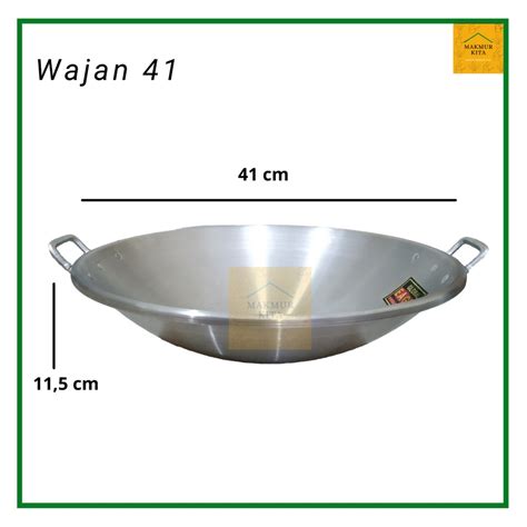 Jual Wajan Penggorengan 26 28 30 32 35 38 41 46 50cm Aluminium Global