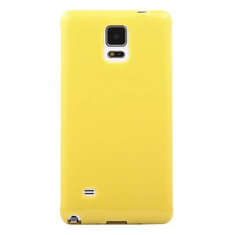 Schutzhülle Tpu Case Für Handy Samsung Galaxy Note 4 Sm N910 Gelb