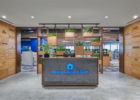 Infusing A Brand Into Their Workplace Pernod Ricard S Dubai Office By