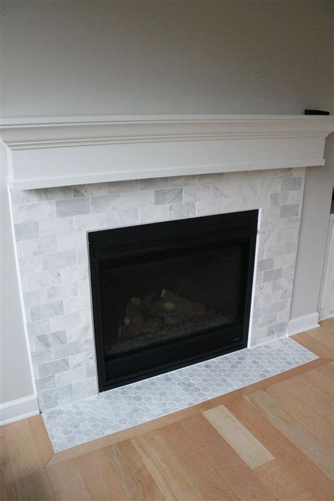 Carrara Marble Fireplace Example Construction2style Home