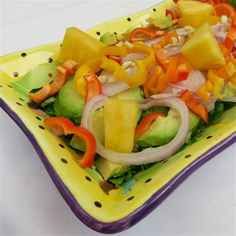 Tangy Layered Haitian Salad - Suso's Fork | Food and Travel blog