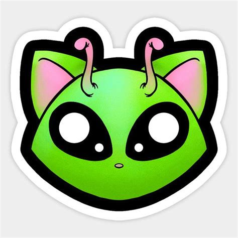 Alien Cat Sticker