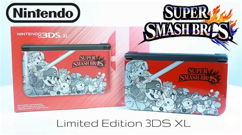 Super Smash Bros Limited Edition Nintendo 3DS XL Unboxing Overview