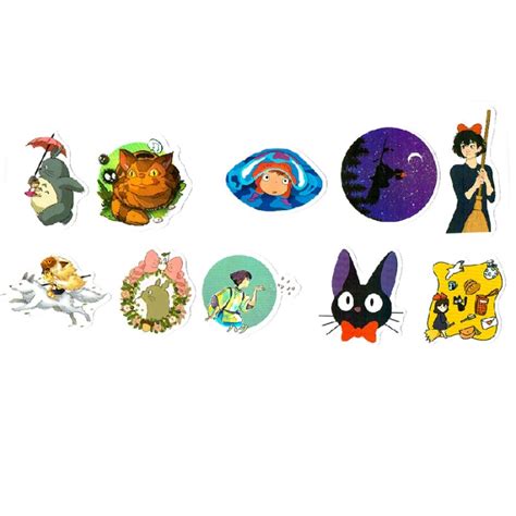 Studio Ghibli Sticker Pack 10pcs