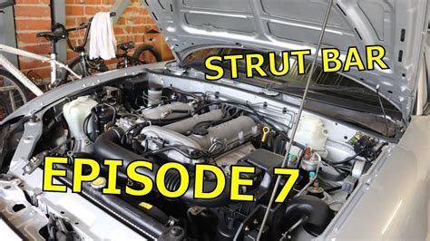 Mazda MX 5 Miata Build Ep 7 Strut Bar Strut Brace YouTube