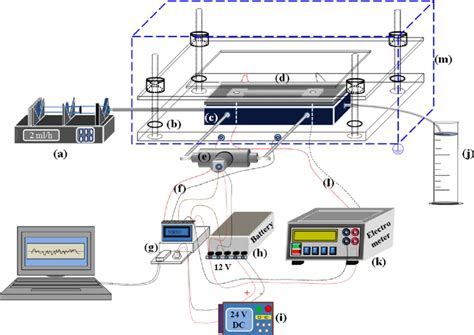 Schematic Diagram Of The Microfluidic Experimental Setup A Syringe