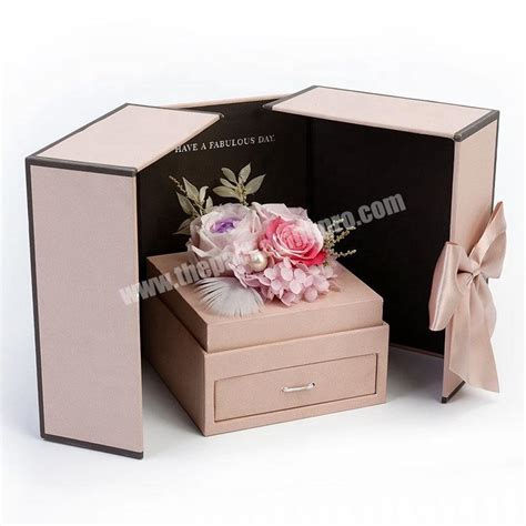 Oem Luxury Custom Cardboard Jewelry Packaging Drawer Paper Gift Boxes