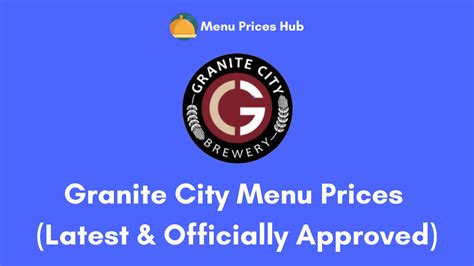 Granite City Menu Prices (Updated: July 2023)