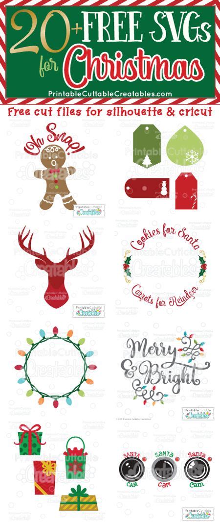 Christmas SVG Files - Silhouette & Cricut SVG Files | Cricut christmas ideas, Christmas svg ...