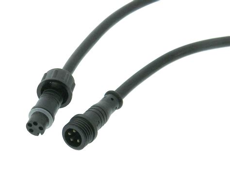 4 Pin Waterproof Connector Pair 16 Pigtail Ip65