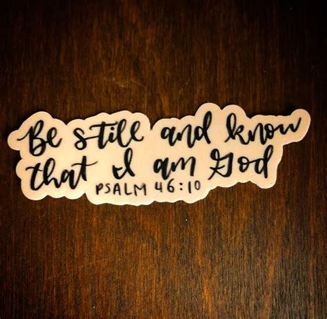 Bible Verse Stickervinyl Sticker Aesthetic Stickercatholic Etsy