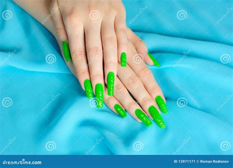 Manicure on real nails stock image. Image of beautiful - 13971171