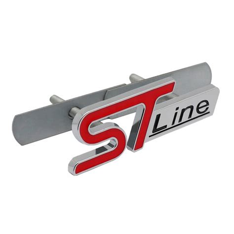 Emblemat Logo Znaczek Ford St Line Grill Czerwony Za Z Z