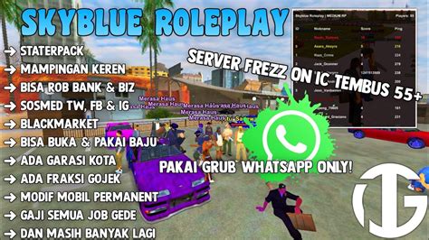 Server Tanpa Discord Skyblue Roleplay Gta Samp Indonesia Youtube