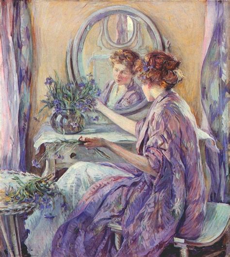 Reid The Violet Kimono Robert Lewis Reid Artists Art Might Just Art