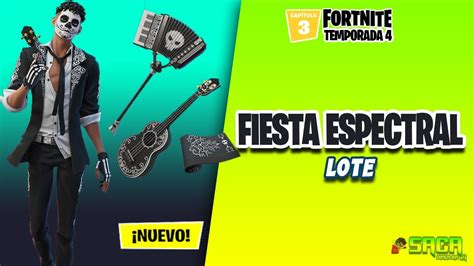 Nueva Skin Lote Fiesta Espectral Nueva Tienda De Fornite De Hoy De