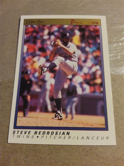 Steve Bedrosian Topps O Pee Chee Premier Free Shipping Ebay