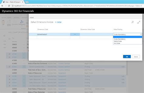 How To Set Up Required Dimensions Dynamics 365 Business Central