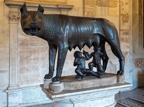 Capitoline Museums In Rome In Italy Sculptures Paintings