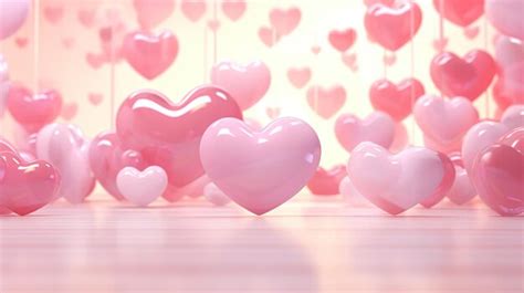 Premium Ai Image Pink Hearts On A Background Of A Pink Heart