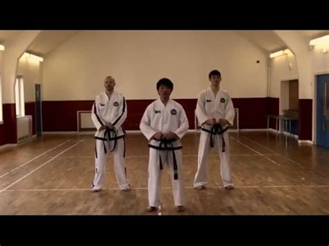 ITF Taekwondo Pattern Ge Baek Tul YouTube